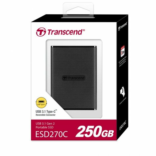TRANSCEND Eksterni SSD 250GB, Tip-C (TS250GESD270C)