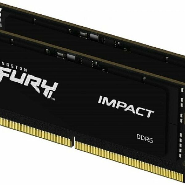 KINGSTON SODIMM DDR5 32GB 2x16GB kit 4800MHz Fury Impact KF548S38IBK2-32