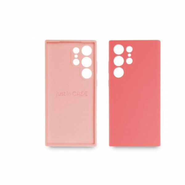 JUST IN CASE Silikon 2in1 za Samsung S23 ULTRA PINK+PUDER-ROZE