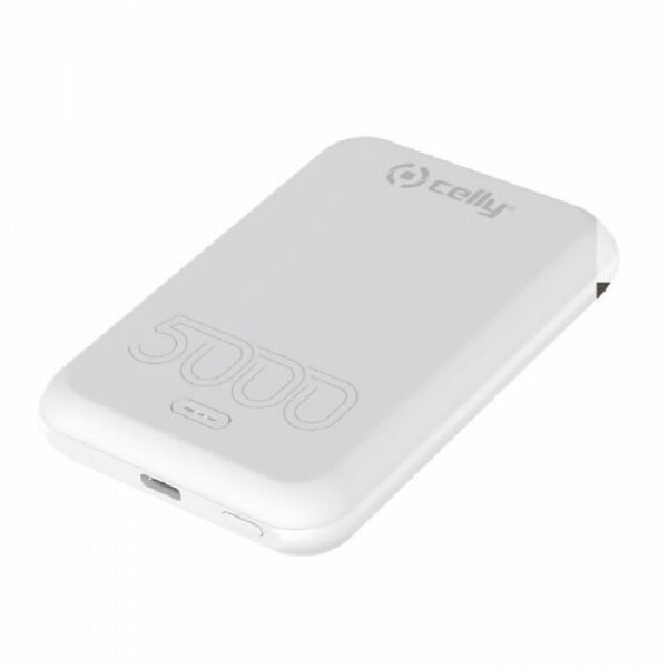 CELLY Powerbank MAG od 5000mAh (MAGPB5000EVOWH)