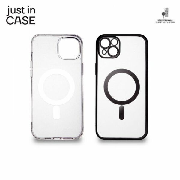 JUST IN CASE 2u1 Extra case MAG MIX paket CRNI za iPhone 14 Plus 3