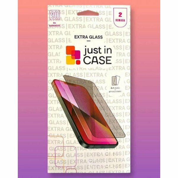 JUST IN CASE 2u1 extra glass privacy za iPhone 14 Plus