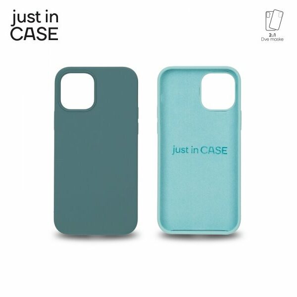 JUST IN CASE 2u1 Extra case MIX PLUS paket ZELENI za iPhone 12