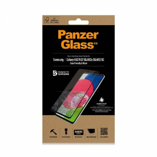Panzer Glass Zaštitno staklo Case Friendly AB za Samsung Galaxy A52/A52 5G/A52s/A53 5G