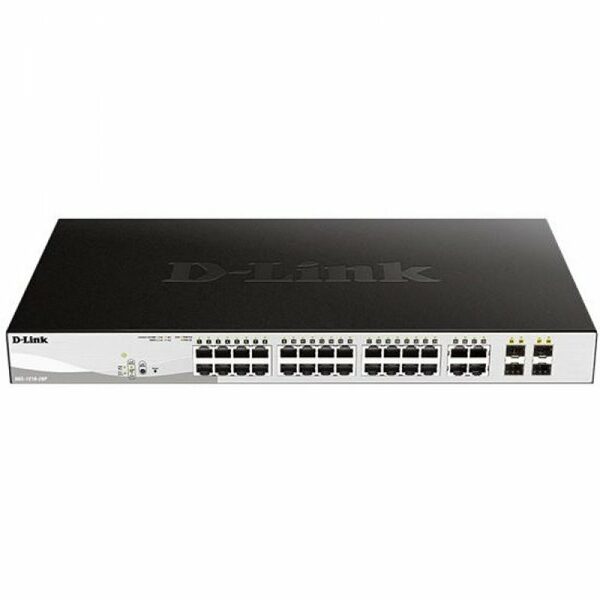 D LINK 28 Gbps Smart Managed PoE Switch 4xSFP DGS-1210-28P
