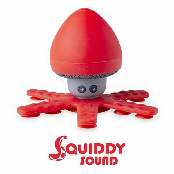 CELLY Bluetooth vodootporni zvučnik sa držačima SQUIDDYSOUND, Crveni