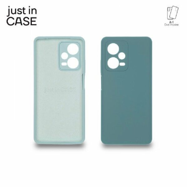 JUST IN CASE 2u1 Extra case mix plus paket maski za telefon zeleni za Redmi Note 12 Pro Plus
