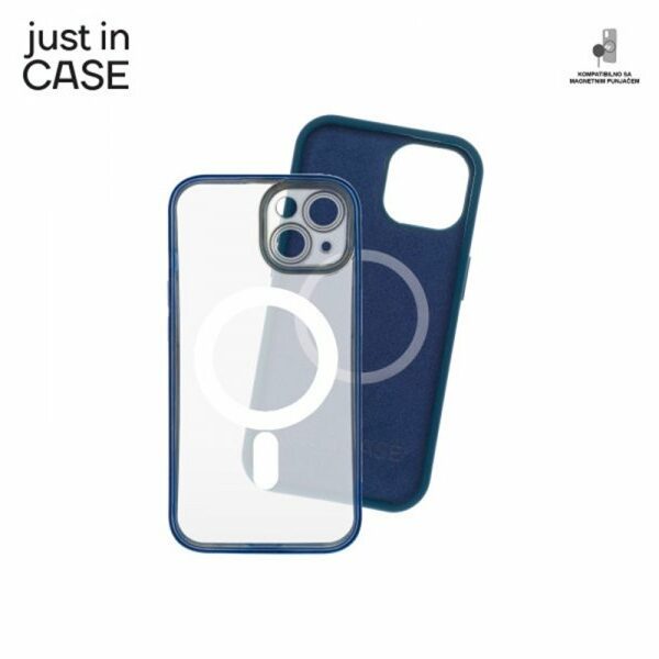 JUST IN CASE 2u1 Extra case MAG MIX PLUS paket PLAVI za iPhone 15