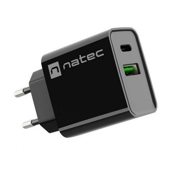 NATEC Ribera NUC-2062 USB-A+USB-C punjač 3