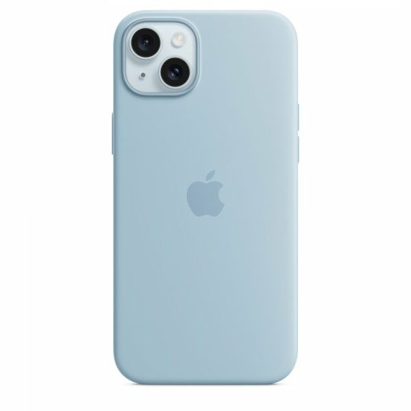 APPLE IPhone 15 Plus Silicone Case with MagSafe – Light Blue ( mwnh3zm/a )