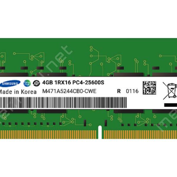 SAMSUNG Sodimm 4GB DDR4 3200MHz, bulk (M471A5244CB0-CWE) 3