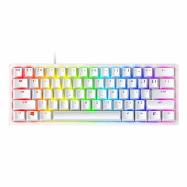 RAZER Huntsman Mini Gaming keyboard RGB LED light US Mercury White (040035)
