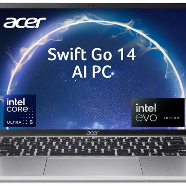 ACER Swift Go 14 SFG14-72-57FE (Silver) 2.8K OLED, Ultra5 125H, 16GB, 1TB SSD, Win 11 Home (NX.KP0EX.00A) 3