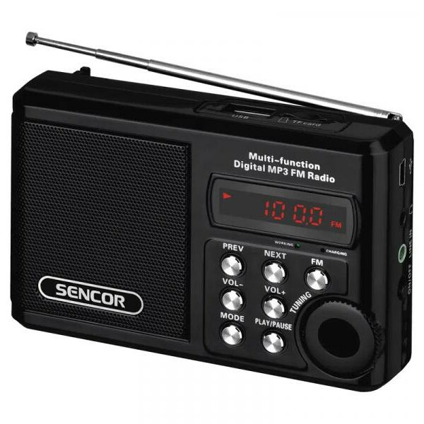 SENCOR Radio SENCOR SRD 215 B USB/MP3 crni
