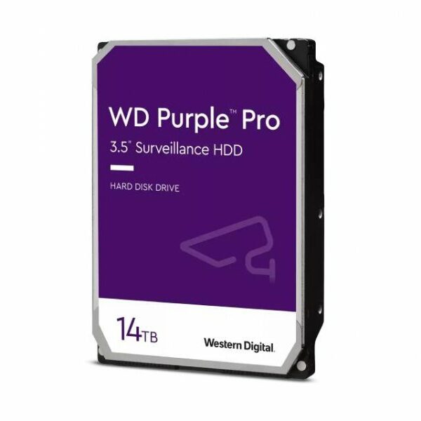 WESTERN DIGITAL 14TB 3.5“ SATA III 512MB 7200rpm WD142PURP Purple Pro hard disk
