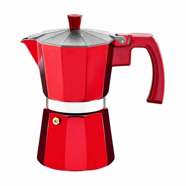 DAJAR DJ94366 džezva za espresso kafu 6 šoljica 300ml crvena 3