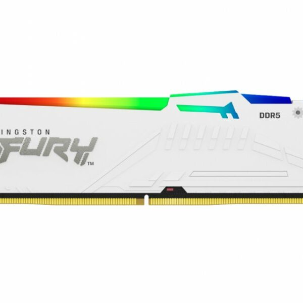 KINGSTON DIMM DDR5 16GB 6400MT/s KF564C32BWA-16 FURY Beast White RGB XMP