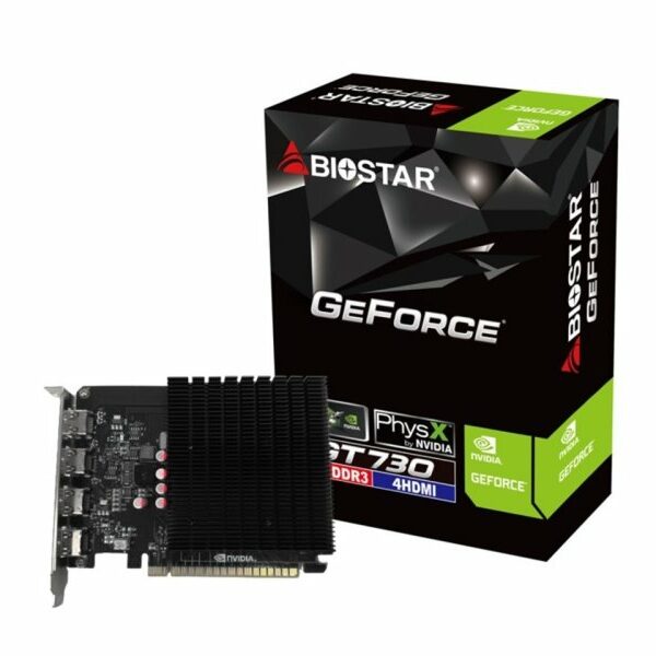 BIOSTAR GT730 4GB GDDR3 64 bit 4xHDMI VN7313TG46