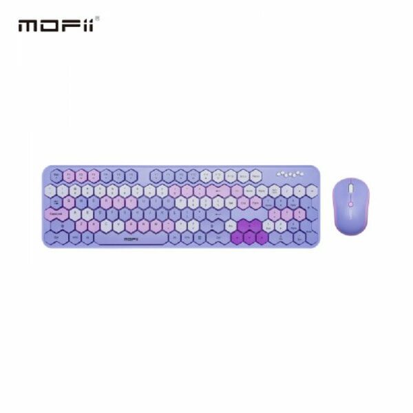MOFII Honey comb set tastatura i miš u LjUBIČASTOJ boji