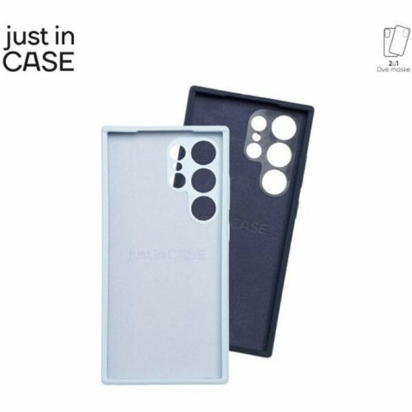 JUST IN CASE Paket maski za telefon Samsung 2u1 S24 Ultra PLAVI