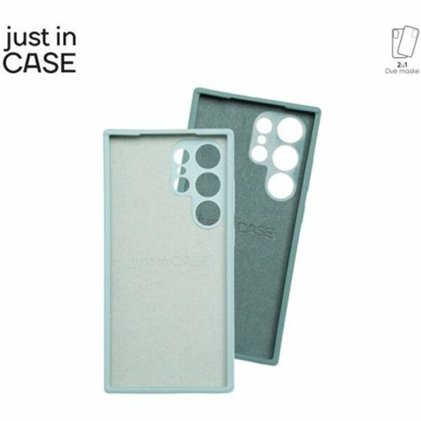JUST IN CASE Paket maski za telefon Samsung 2u1 S24 Ultra ZELENI