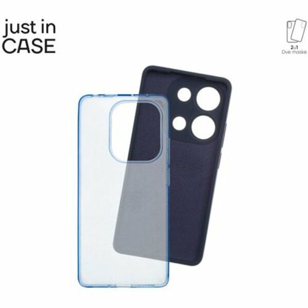 JUST IN CASE Paket maski za telefon 2u1 Redmi Note 13 Pro 4G PLAVI