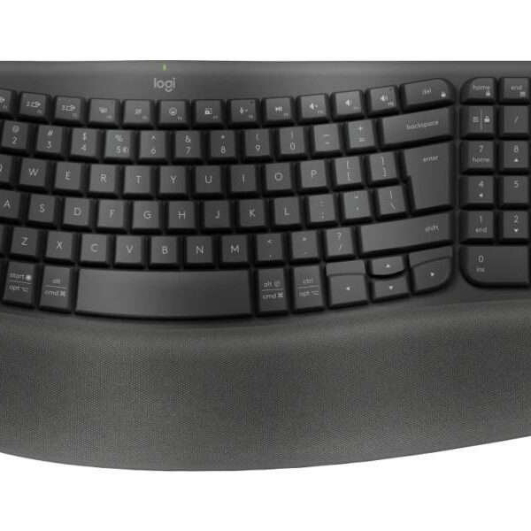 LOGITECH Wave Bluetooth ergonomska tastatura- GRAPHITE – US INT’L