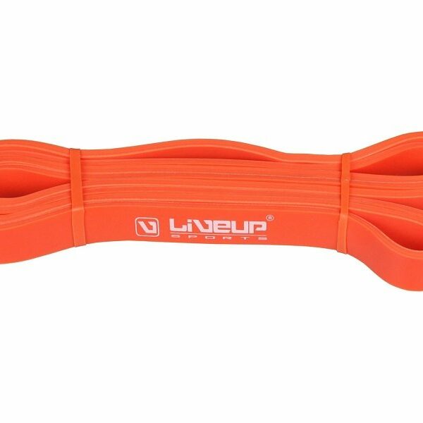 LiveUp Elastična traka za vežbanje guma L narandžasta – LS3650A